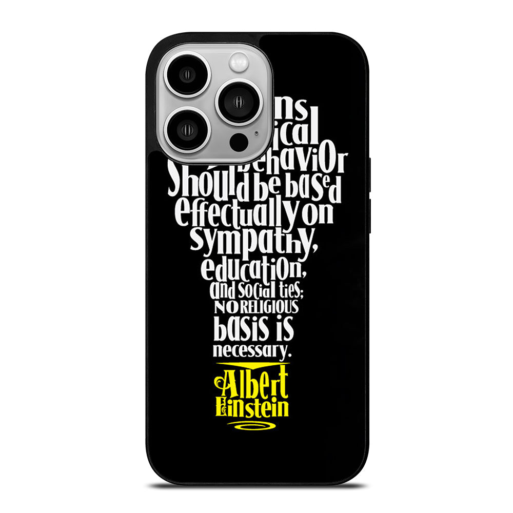 ALBERT EINSTEIN 'S THINKING iPhone 14 Pro Case