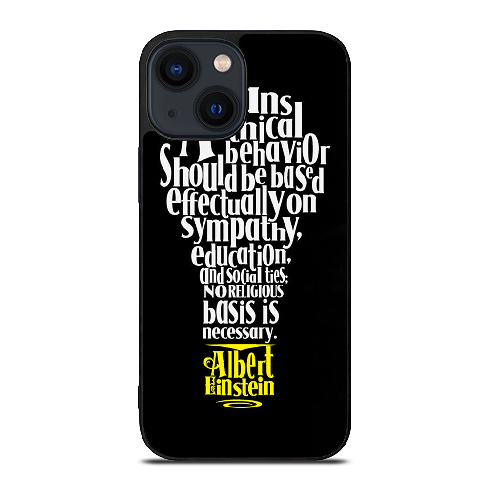 ALBERT EINSTEIN 'S THINKING iPhone 14 Plus Case