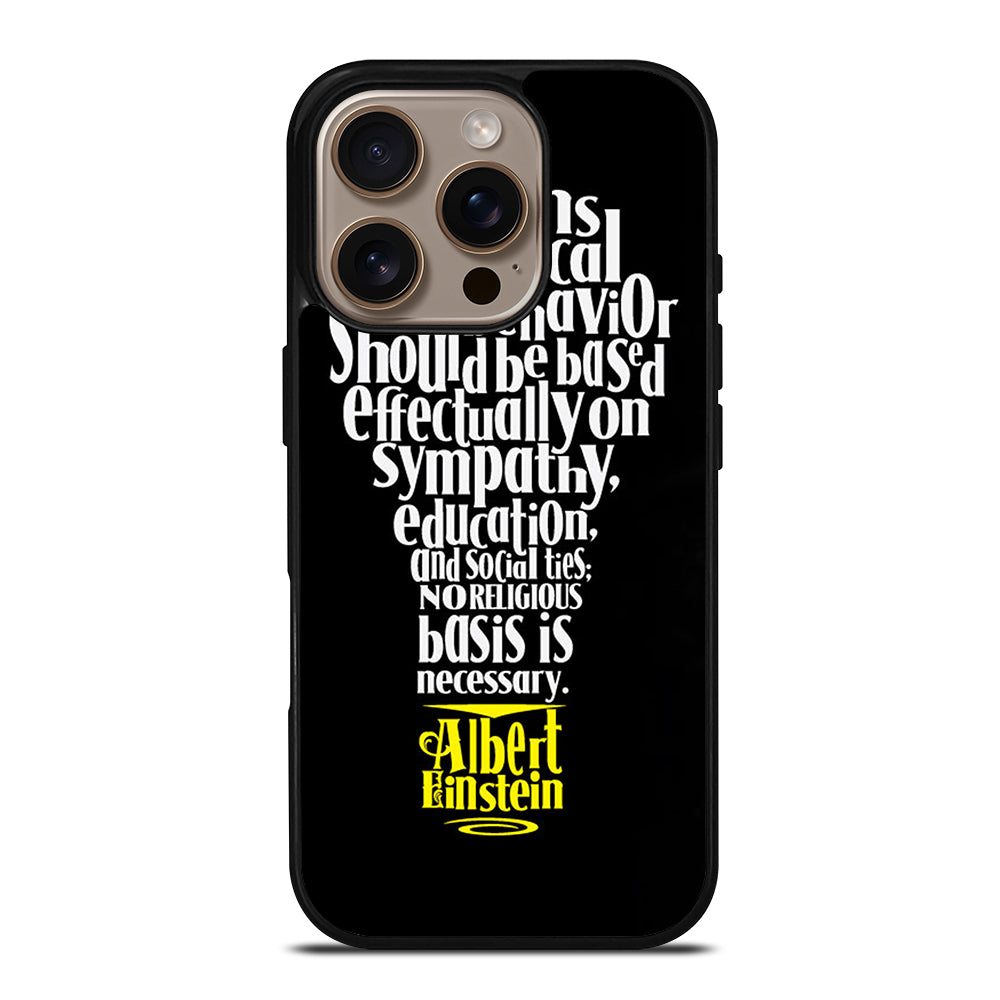 ALBERT EINSTEIN 'S THINKING iPhone 16 Pro Case