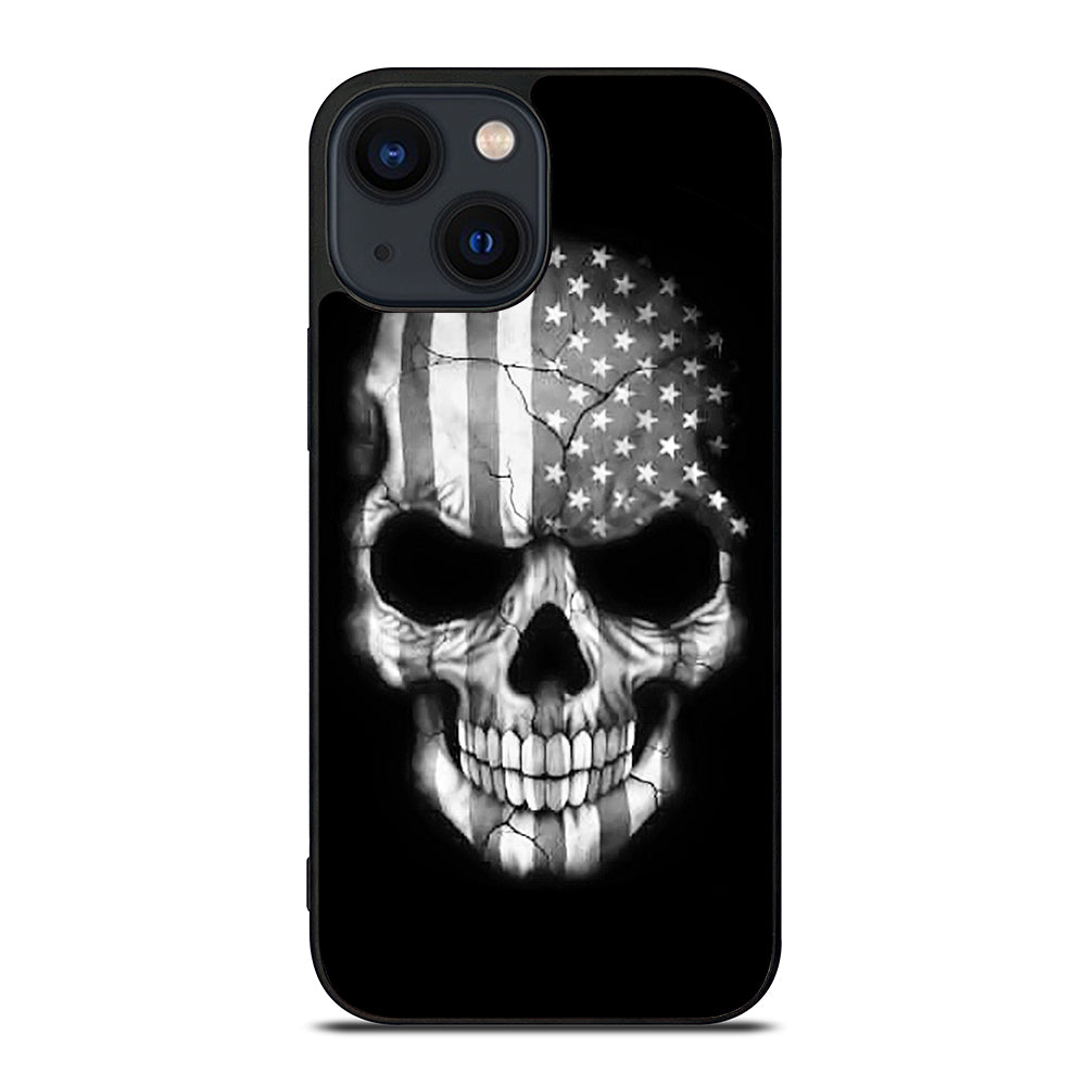 AMERICAN FLAG PUNISHER SKUL iPhone 14 Plus Case
