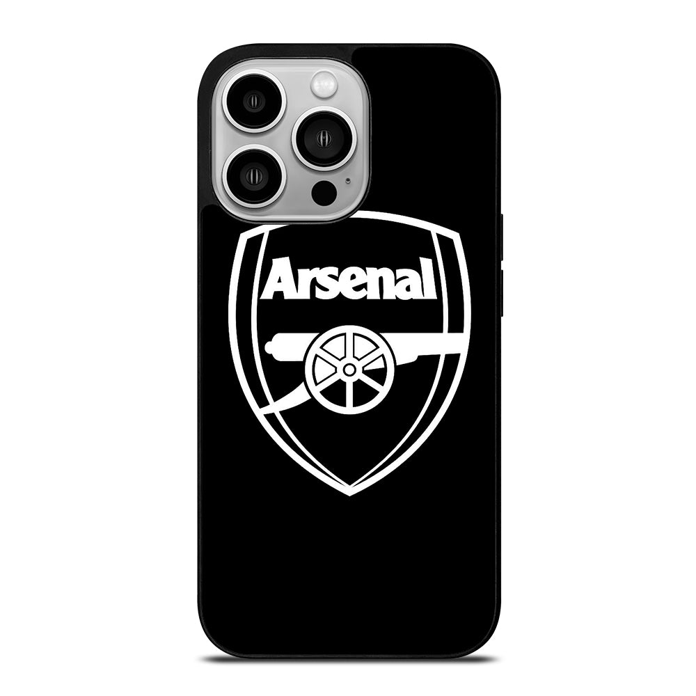 ARSENAL BLACK LOGO iPhone 14 Pro Case