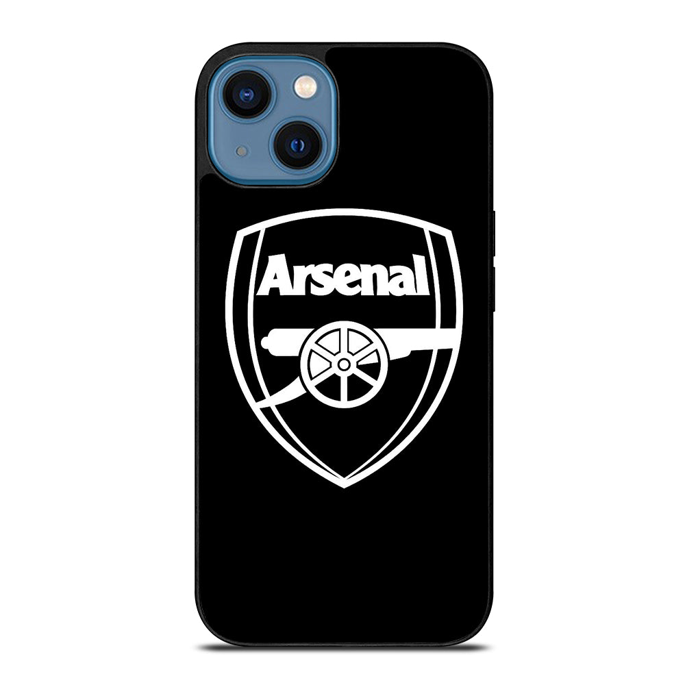 ARSENAL BLACK LOGO iPhone 14 Case