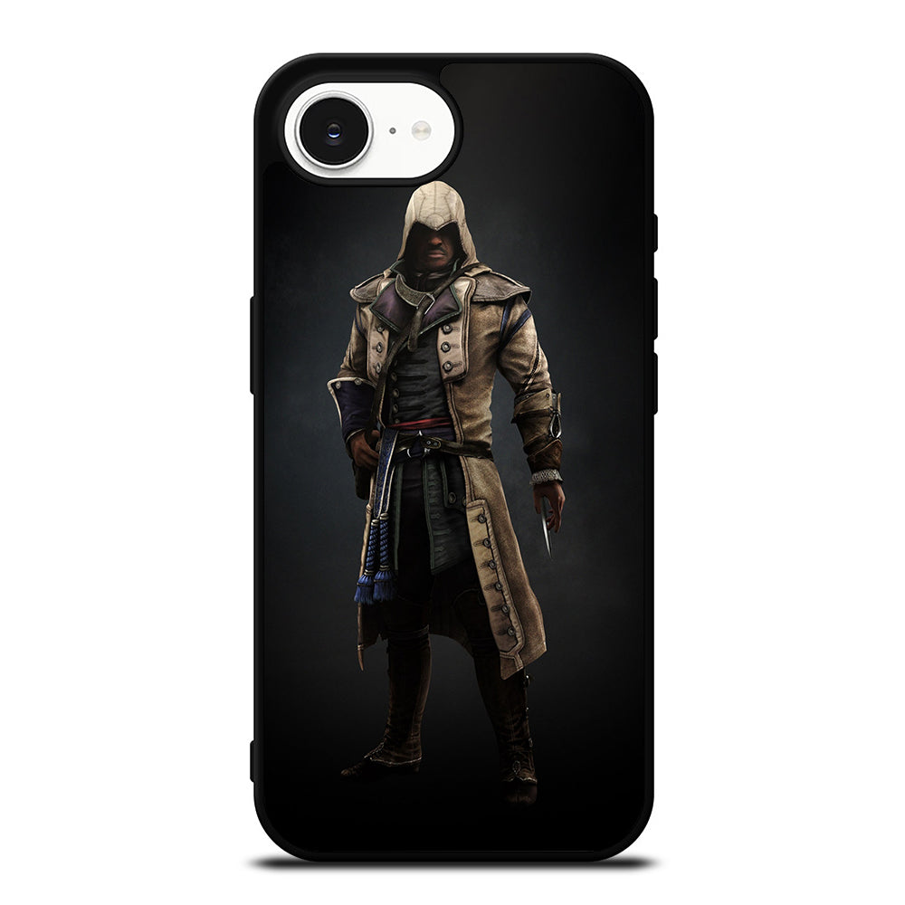 ASSASSIN'S CREED CASE iPhone 16e case black TPU silicone rubber protective cover by Casedear