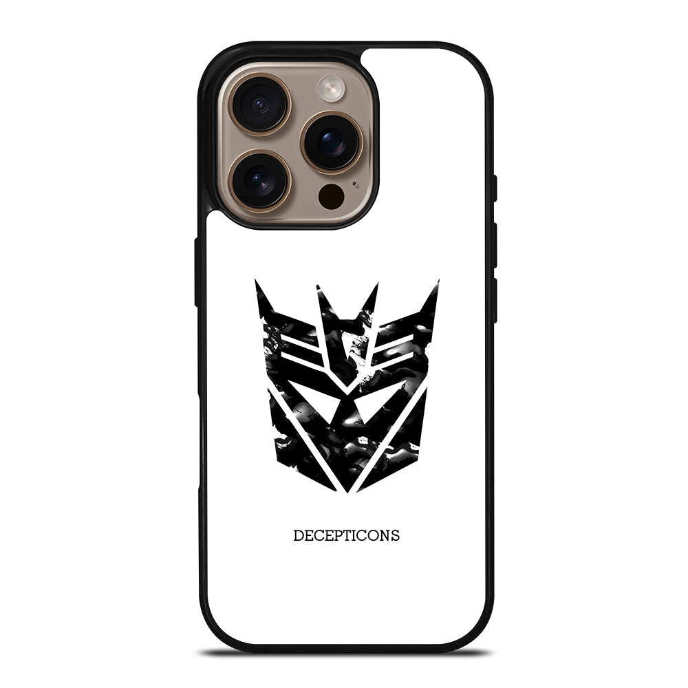 Abstract Transformers Decepticons Logo iPhone 16 Pro Case