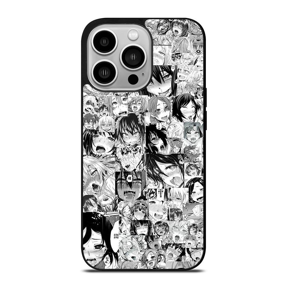 Ahegao Comic Anime iPhone 14 Pro Case