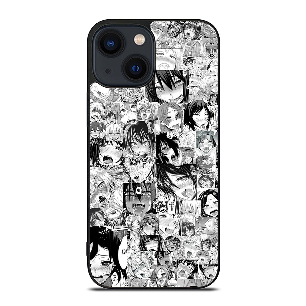 Ahegao Comic Anime iPhone 14 Plus Case