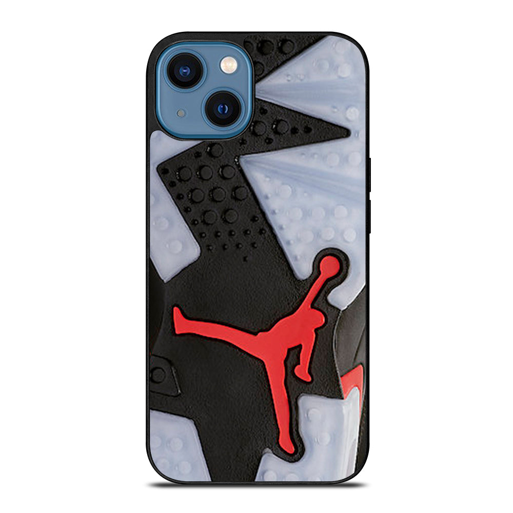 Air Jordan Black Red Sole iPhone 14 Case