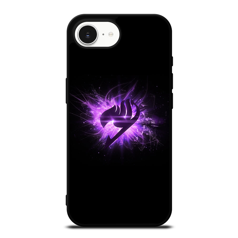 Anime Fairy Tail Symbol iPhone 16e case black TPU silicone rubber protective cover by Casedear