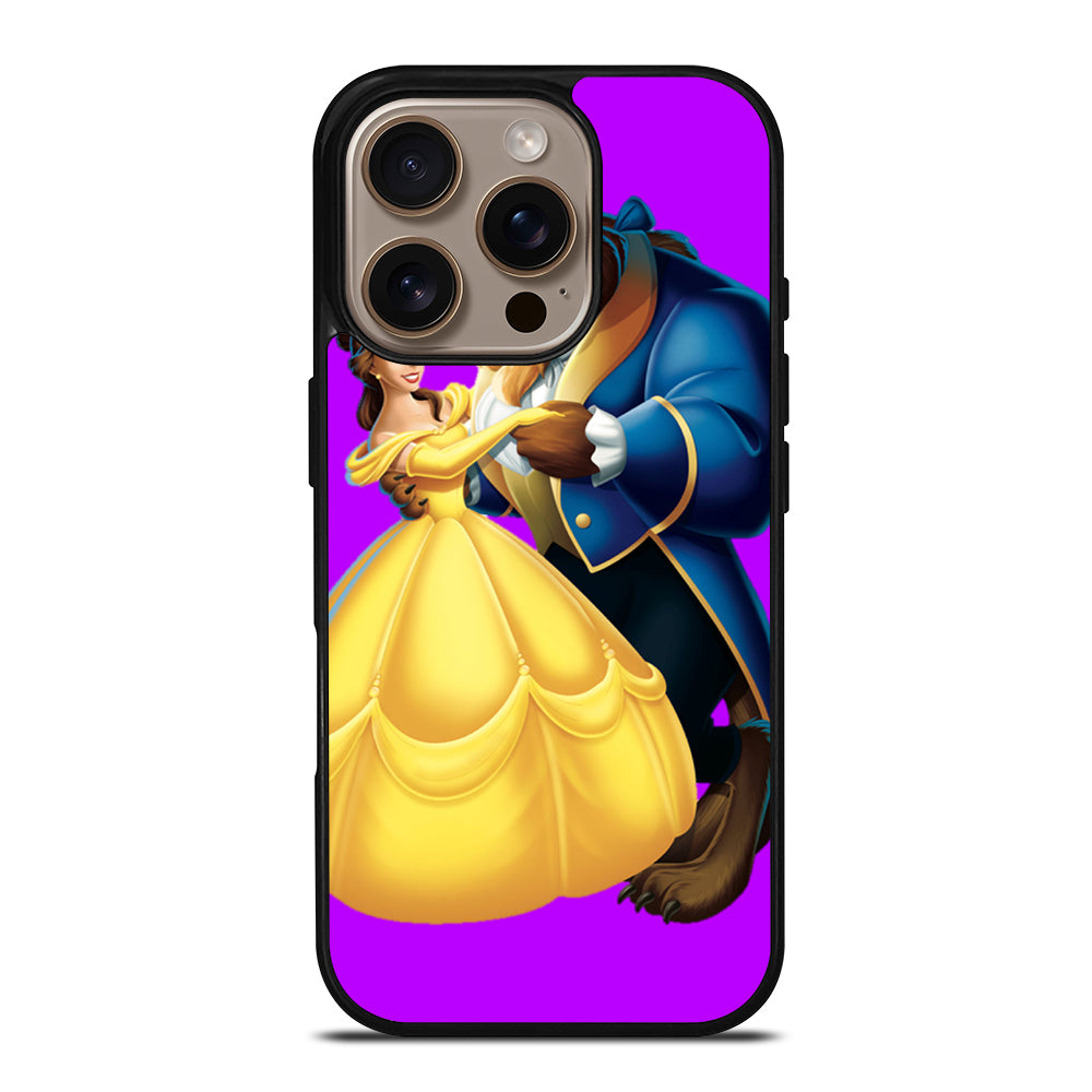 BEAUTY AND THE BEAST ROMANCE DANCING CARTOON iPhone 16 Pro Case