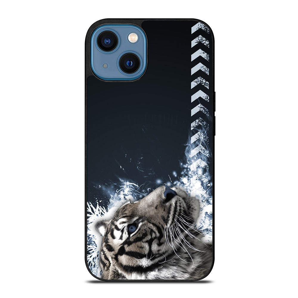 BENGAL TIGER FACE WITH ARROW iPhone 14 Case