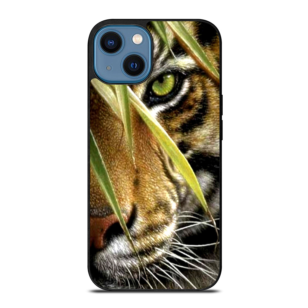 BENGAL TIGER IN A HALF FACE iPhone 14 Case