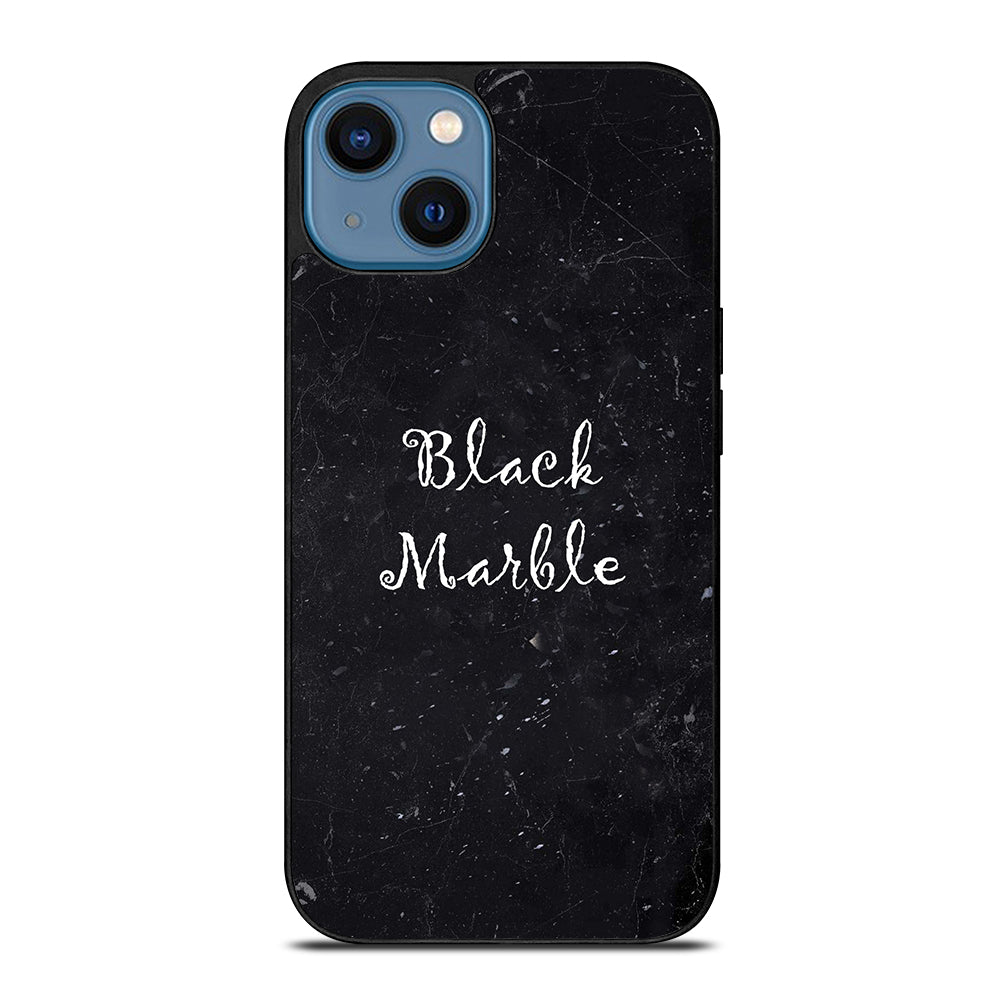 BLACK MARBLE iPhone 14 Case