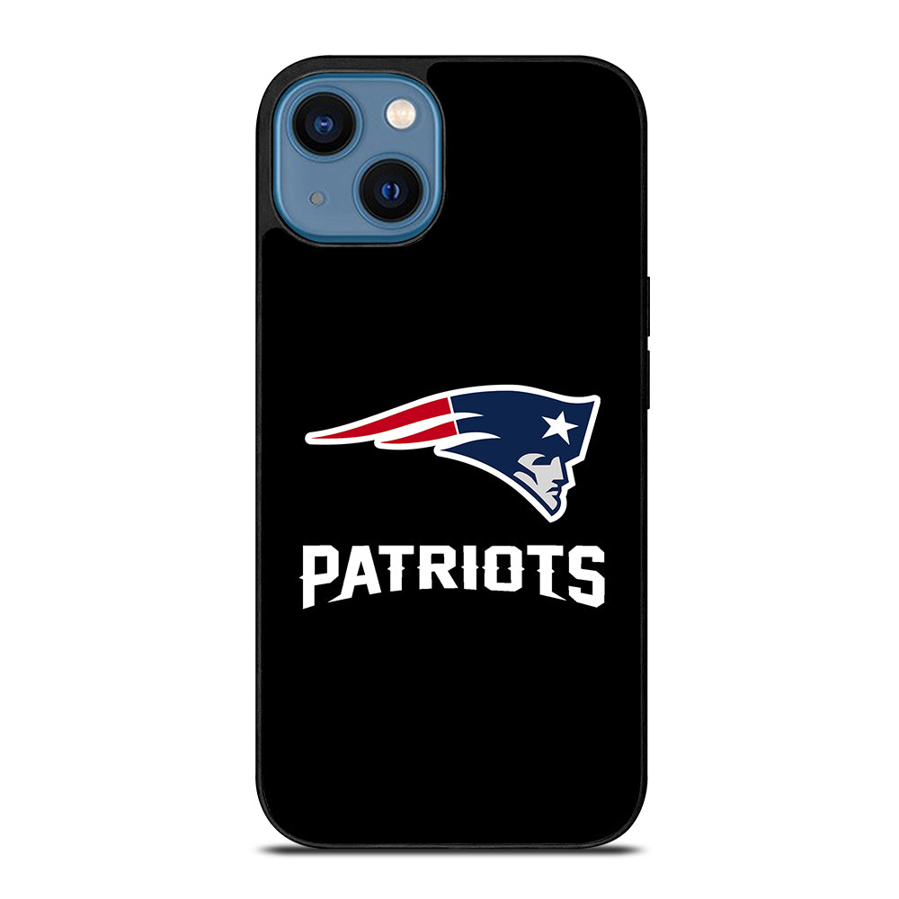 BLACK NEW ENGLAND PATRIOTS iPhone 14 Case