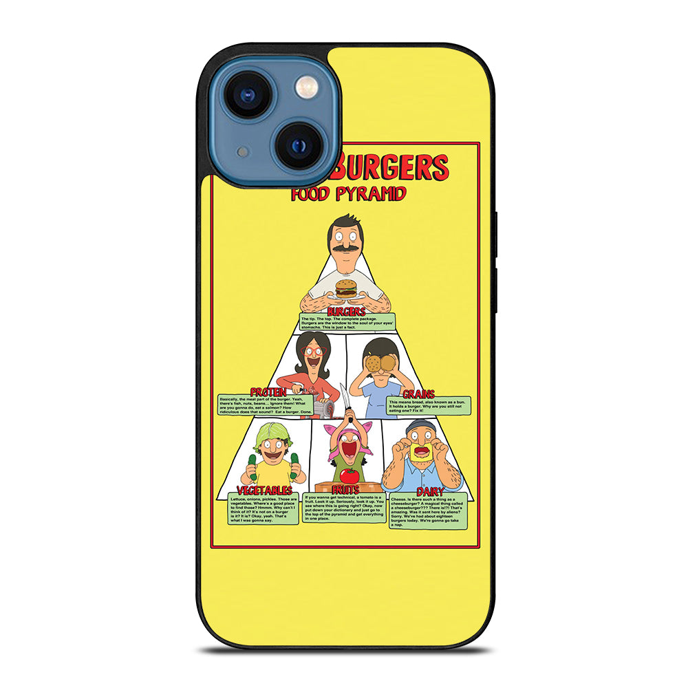 BOB'S BURGERS FOOD PYRAMID iPhone 14 Case