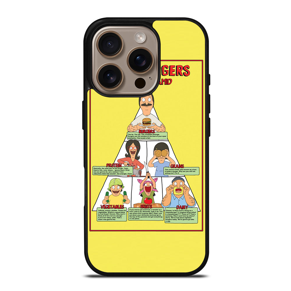 BOB'S BURGERS FOOD PYRAMID iPhone 16 Pro Case