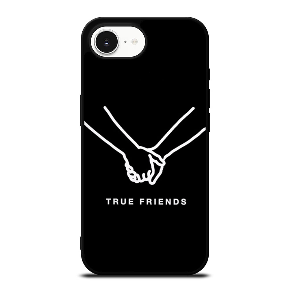 BRING ME THE HORISON TRUE FRIENDS iPhone 16e case black TPU silicone rubber protective cover by Casedear