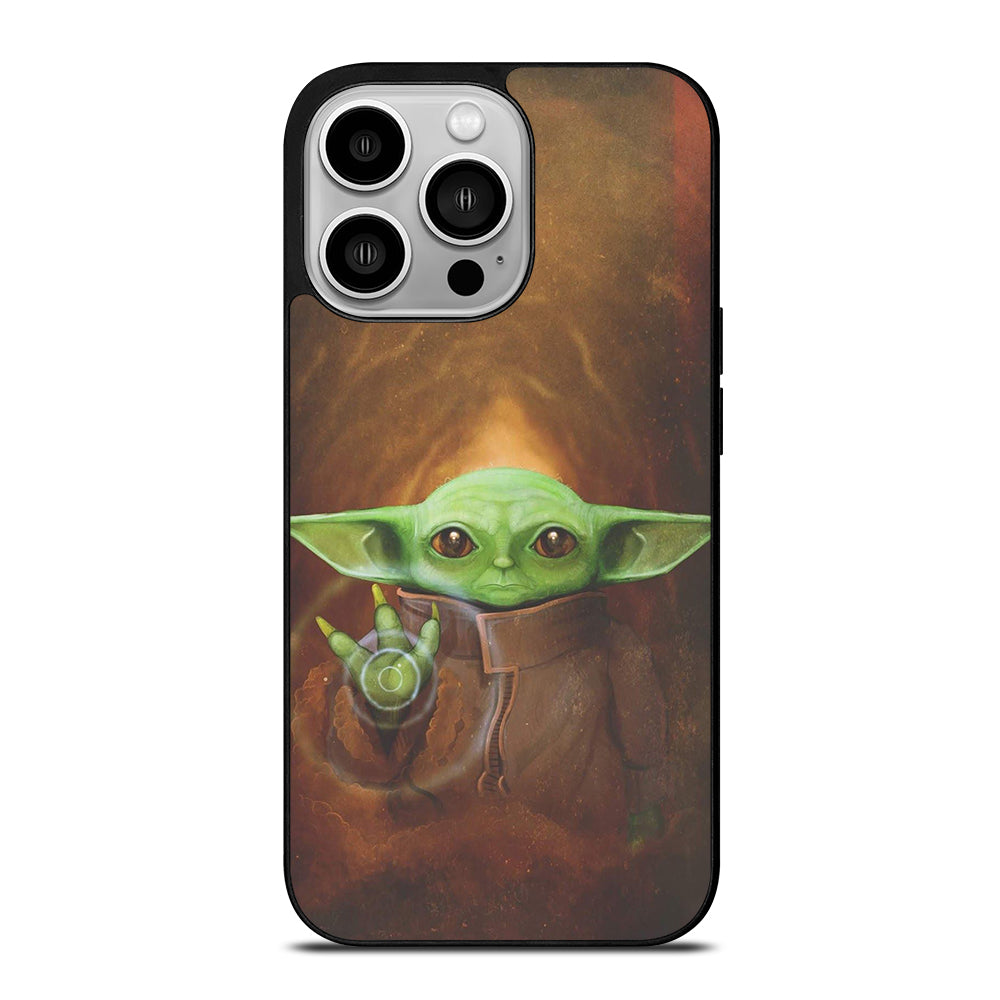 Baby Yoda Wallpaper iPhone 14 Pro Case