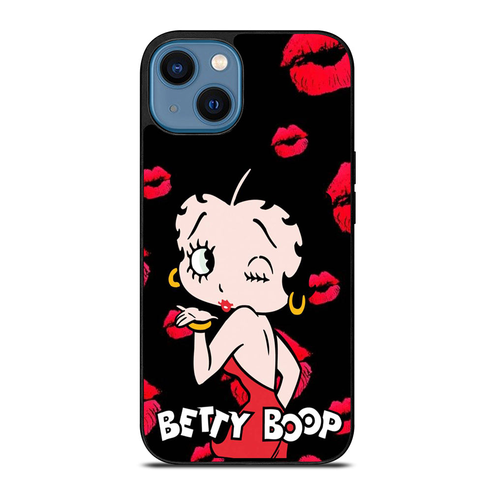 Betty Boop Big Kiss iPhone 14 Case