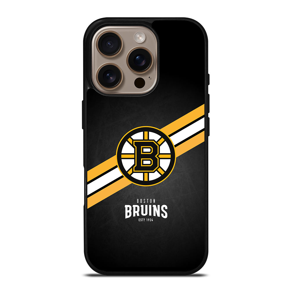 Boston Bruins NHL Logo iPhone 16 Pro Case
