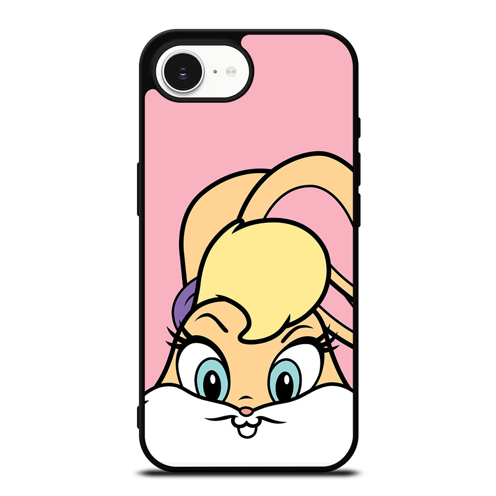 Bugs Bunny Lola iPhone 16e case black TPU silicone rubber protective cover by Casedear