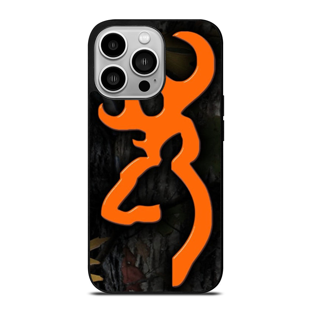 CAMO BROWNING SYMBOL iPhone 14 Pro Case