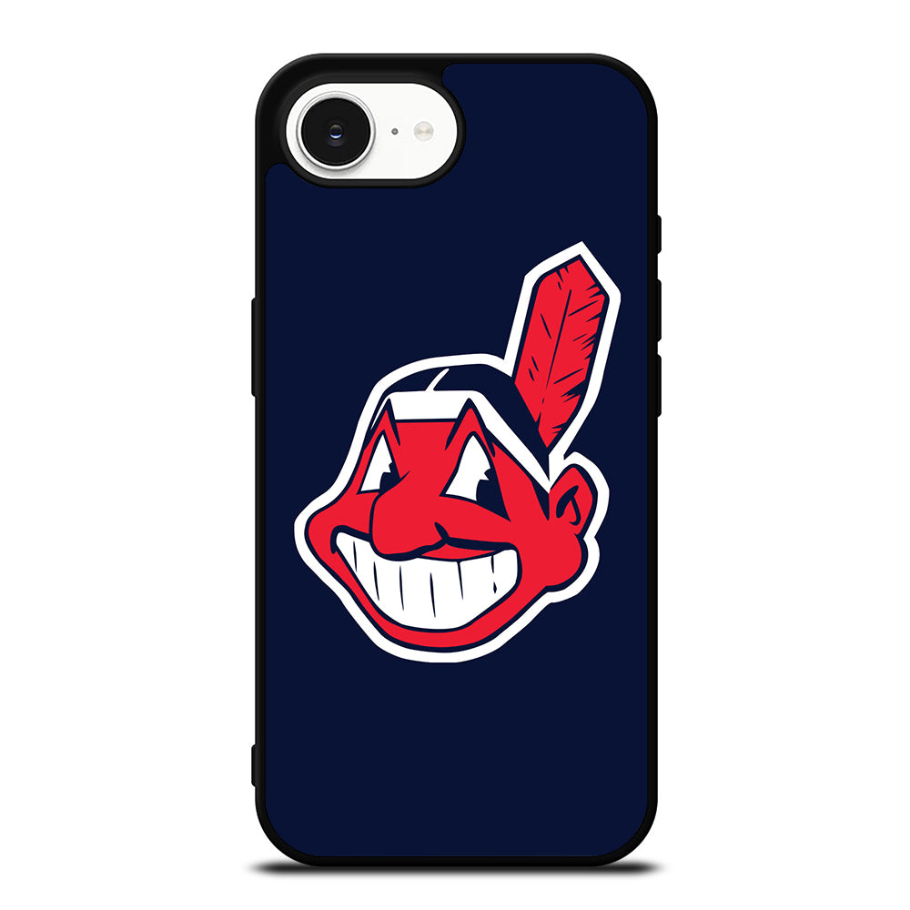 CLEVELAND INDIANS1 iPhone 16e case black TPU silicone rubber protective cover by Casedear