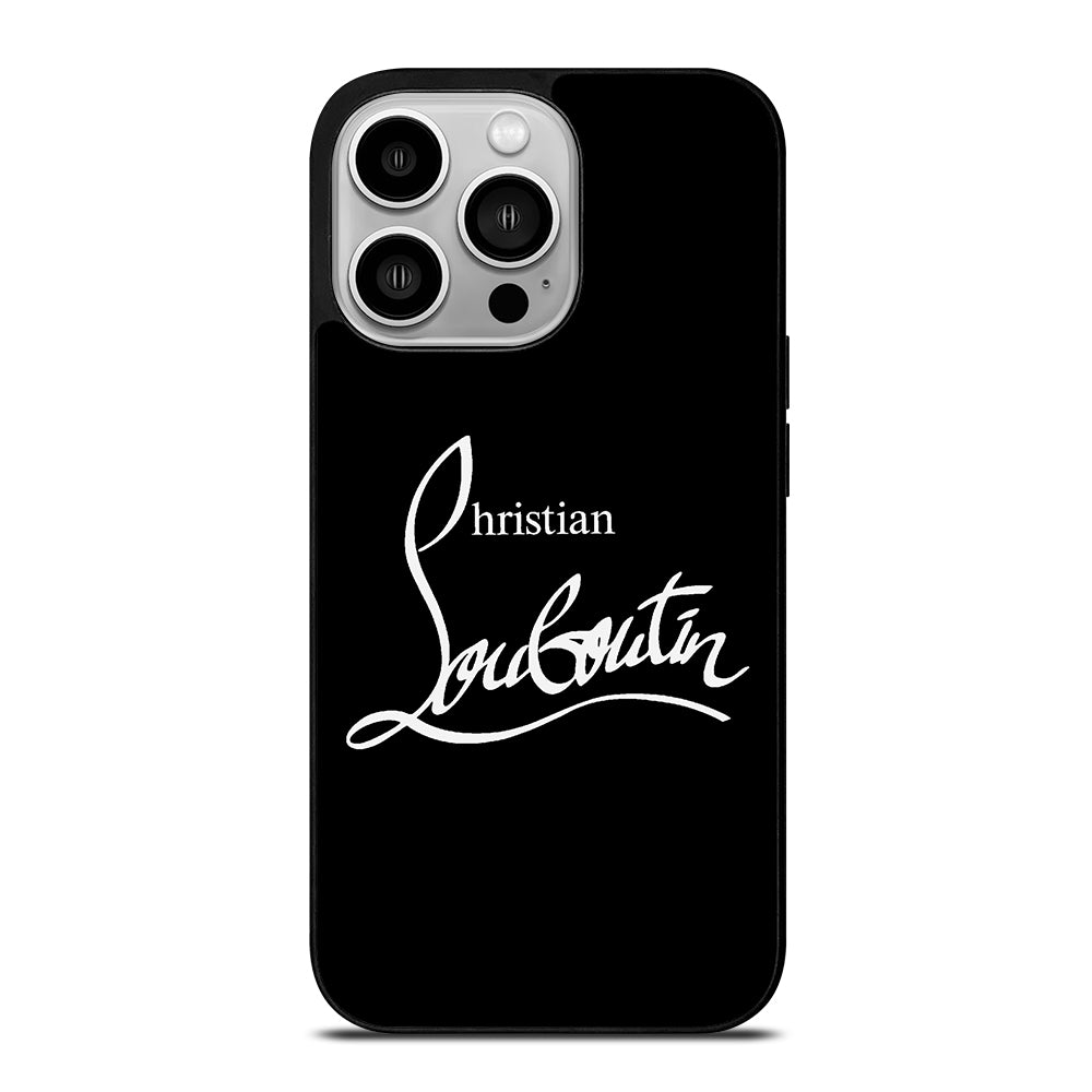 C LOUBOUTIN BLACK iPhone 14 Pro Case