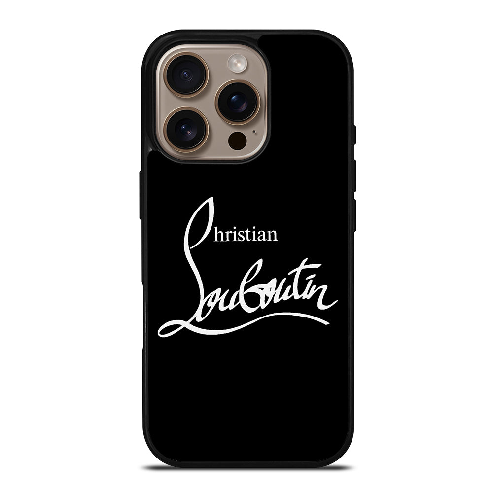 C LOUBOUTIN BLACK iPhone 16 Pro Case