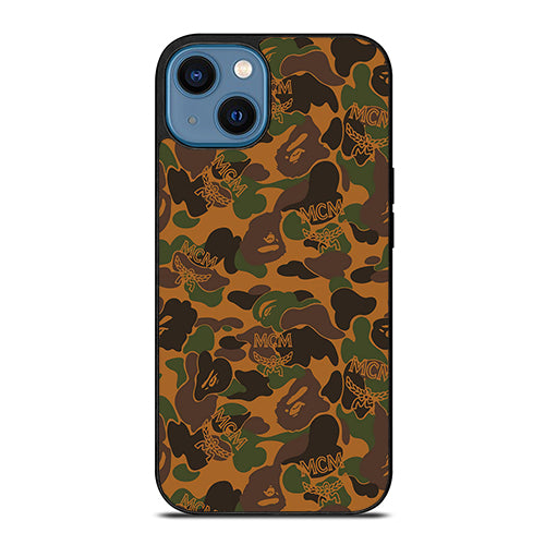 Camo MCM Worldwide iPhone 14 Case
