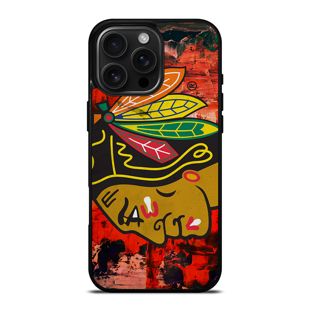 Chicago Blackhawks Symbol iPhone 16 Pro Max Case