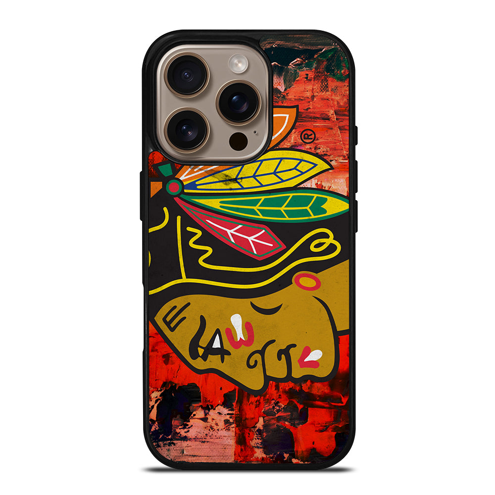 Chicago Blackhawks Symbol iPhone 16 Pro Case