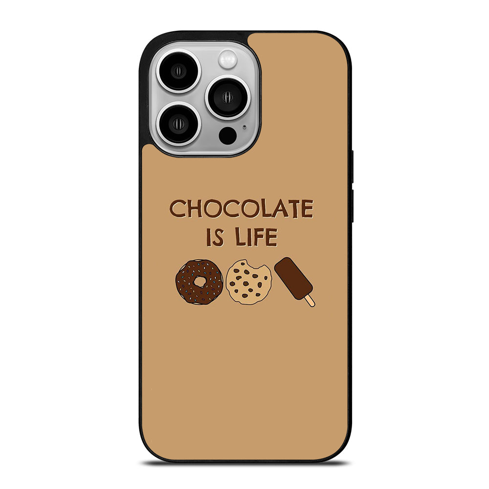 Chocolate Is Life Image iPhone 14 Pro Case