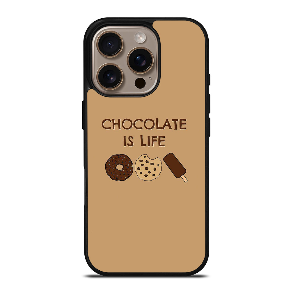 Chocolate Is Life Image iPhone 16 Pro Case