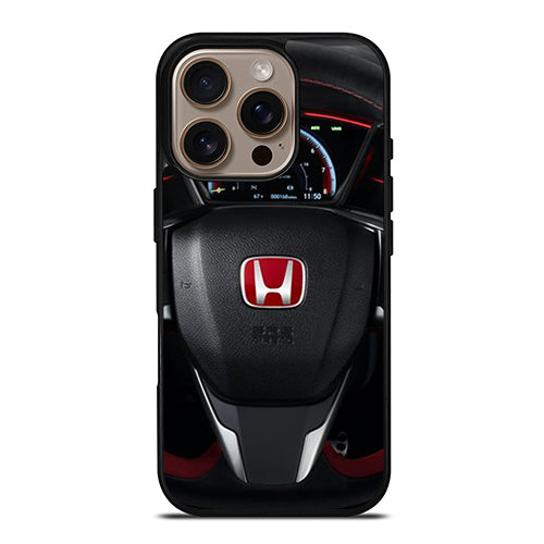 Civic Type R Steering Speed Meter iPhone 16 Pro Case