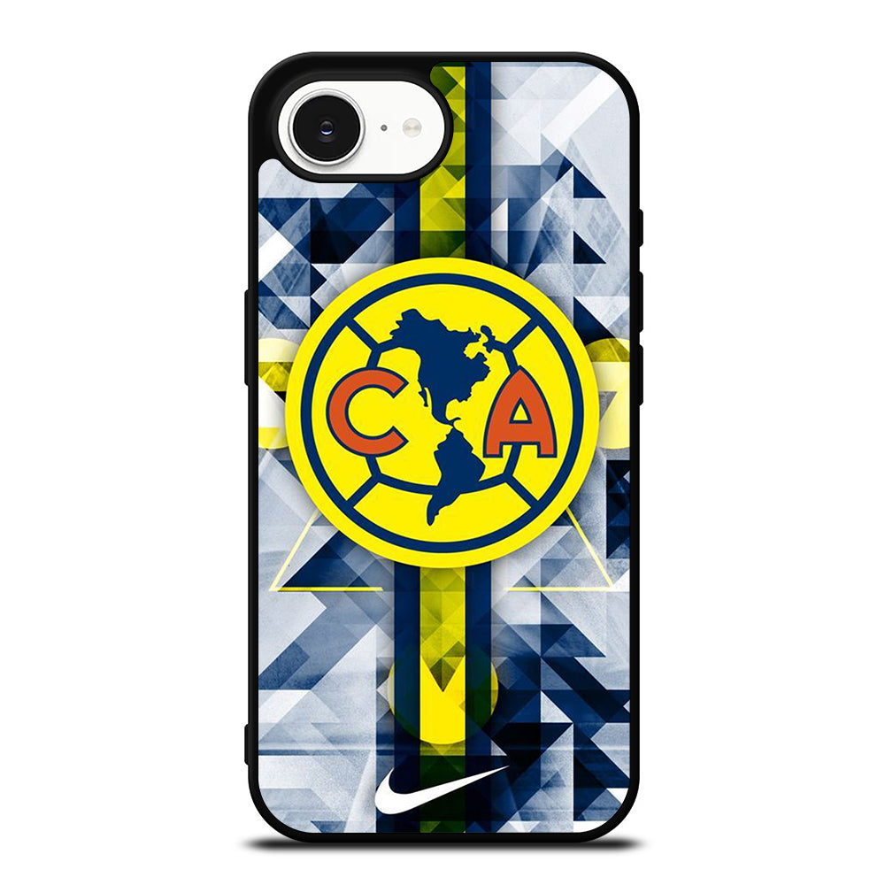 Club America Great Wallpaper iPhone 16e case black TPU silicone rubber protective cover by Casedear