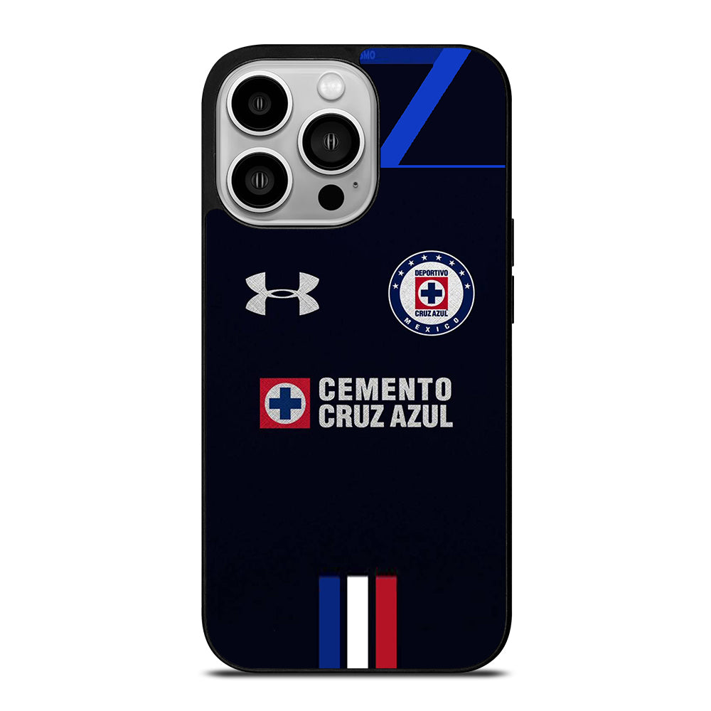 Cruz Azul Football Club Jersey Image iPhone 14 Pro Case