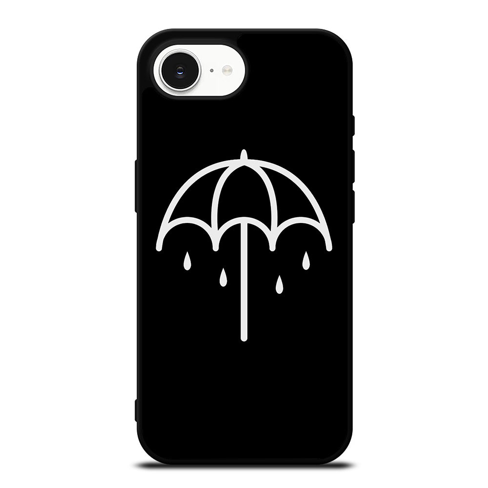 DARK BRING ME THE HORISON iPhone 16e case black TPU silicone rubber protective cover by Casedear