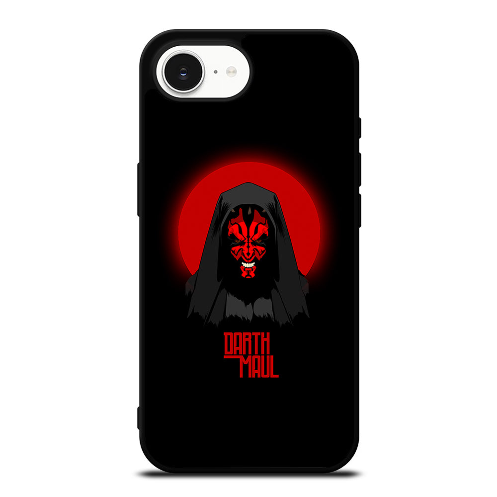 DARTH MAUL CAKRA iPhone 16e case black TPU silicone rubber protective cover by Casedear