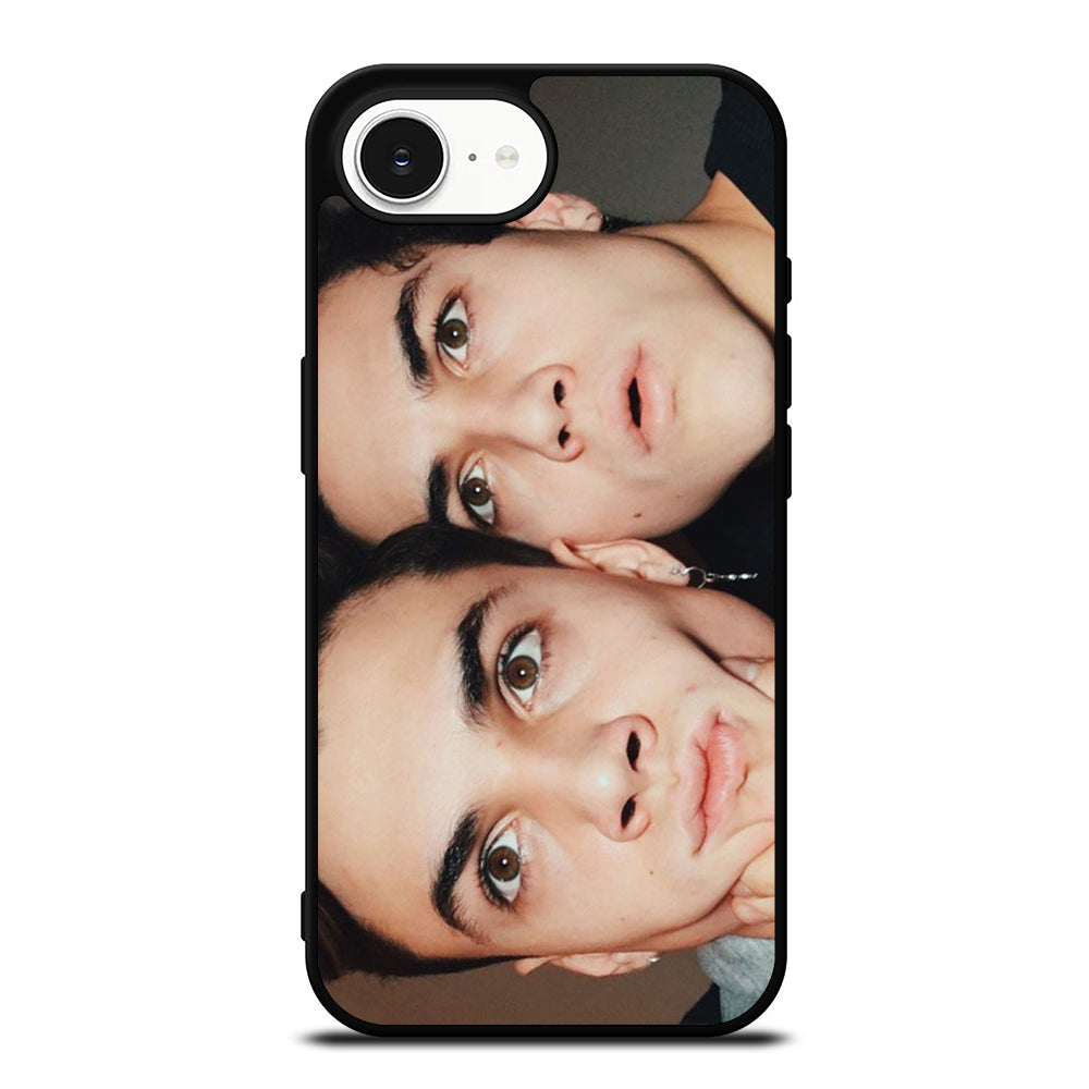 DOLAN TWINS iPhone 16e case black TPU silicone rubber protective cover by Casedear