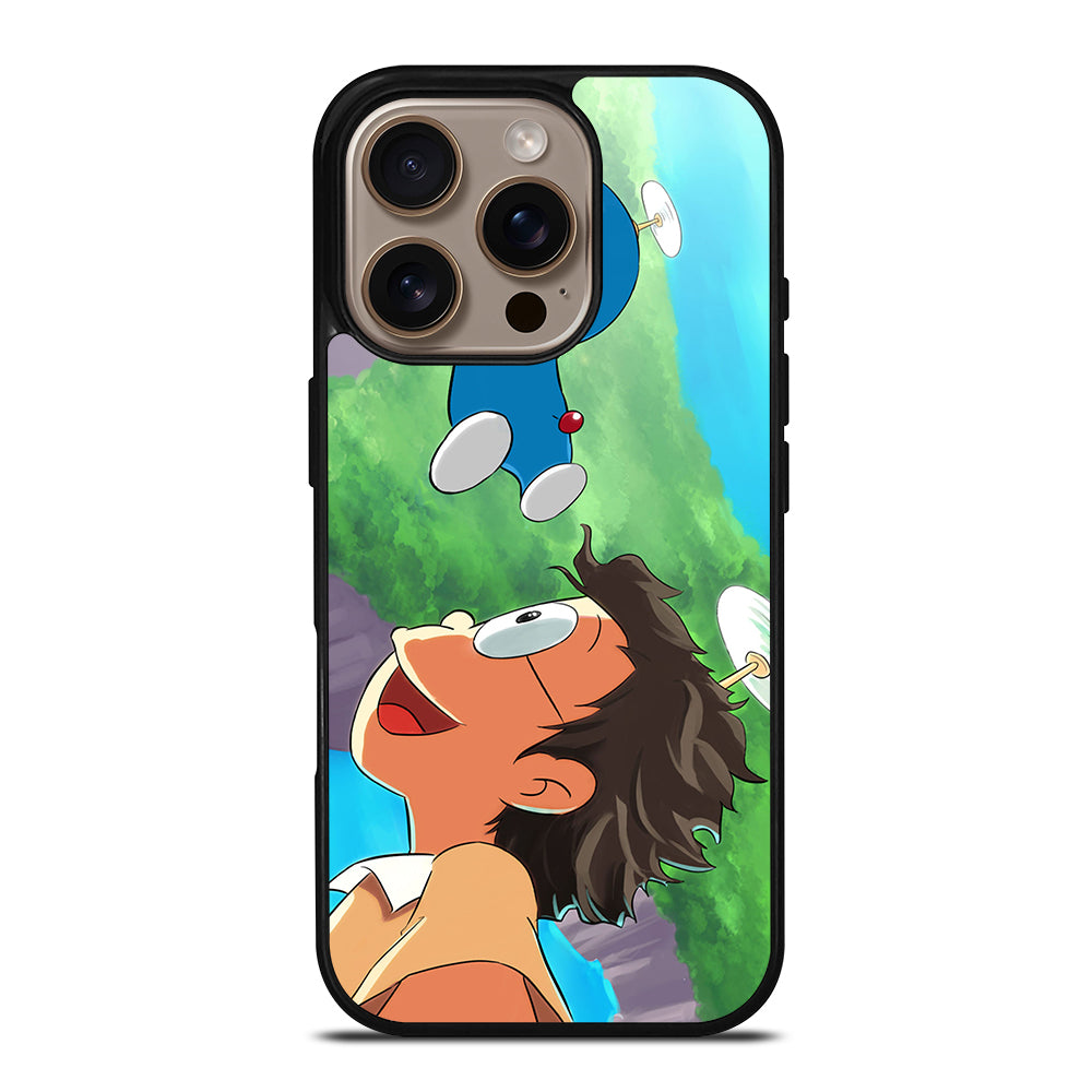 DORAEMON AND NOBITA FLY iPhone 16 Pro Case