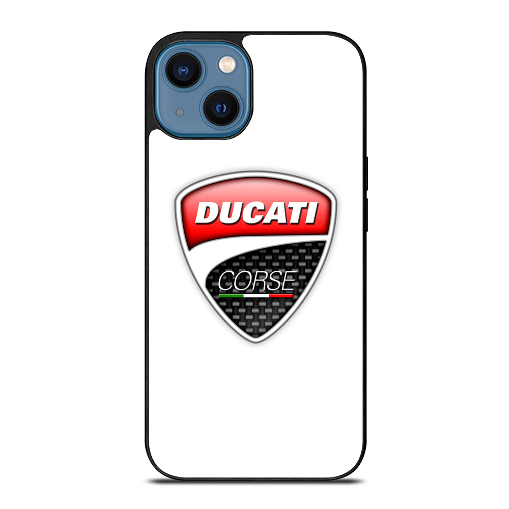 DUCATI LOGO WHITE iPhone 14 Case