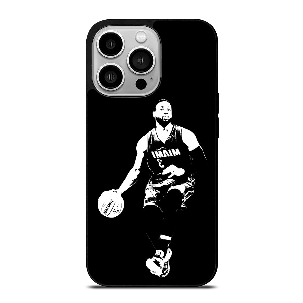 Dwyane Wade Miami Heat Action iPhone 14 Pro Case