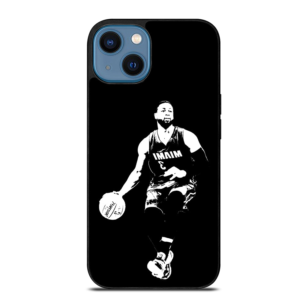 Dwyane Wade Miami Heat Action iPhone 14 Case