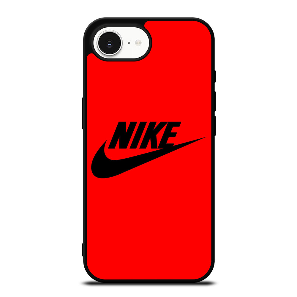 ELEGANT NIKE CASE DESIGN iPhone 16e case black TPU silicone rubber protective cover by Casedear