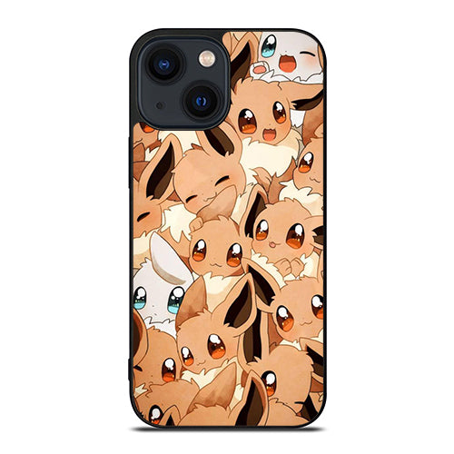 Eevee Cute Pokemon iPhone 14 Plus Case