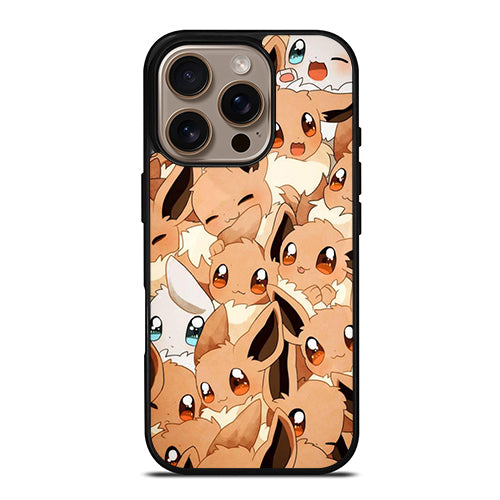 Eevee Cute Pokemon iPhone 16 Pro Case