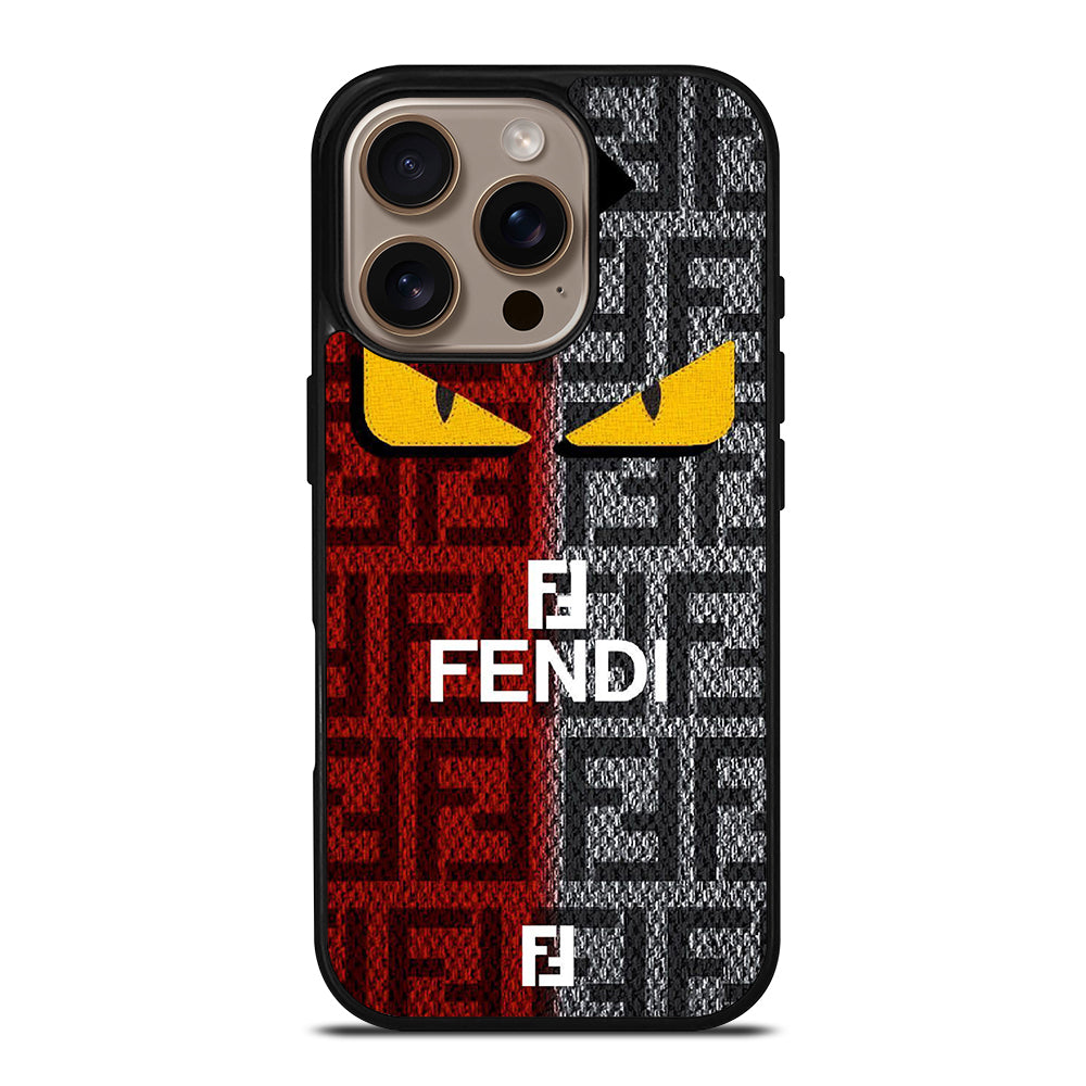 FENDI ROMA EYES LOGO iPhone 16 Pro Case