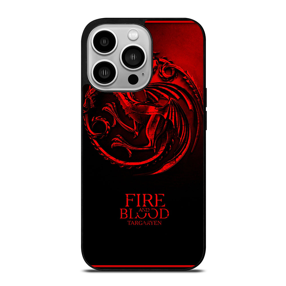 FIRE ANG BLOOD TARGARYEN iPhone 14 Pro Case