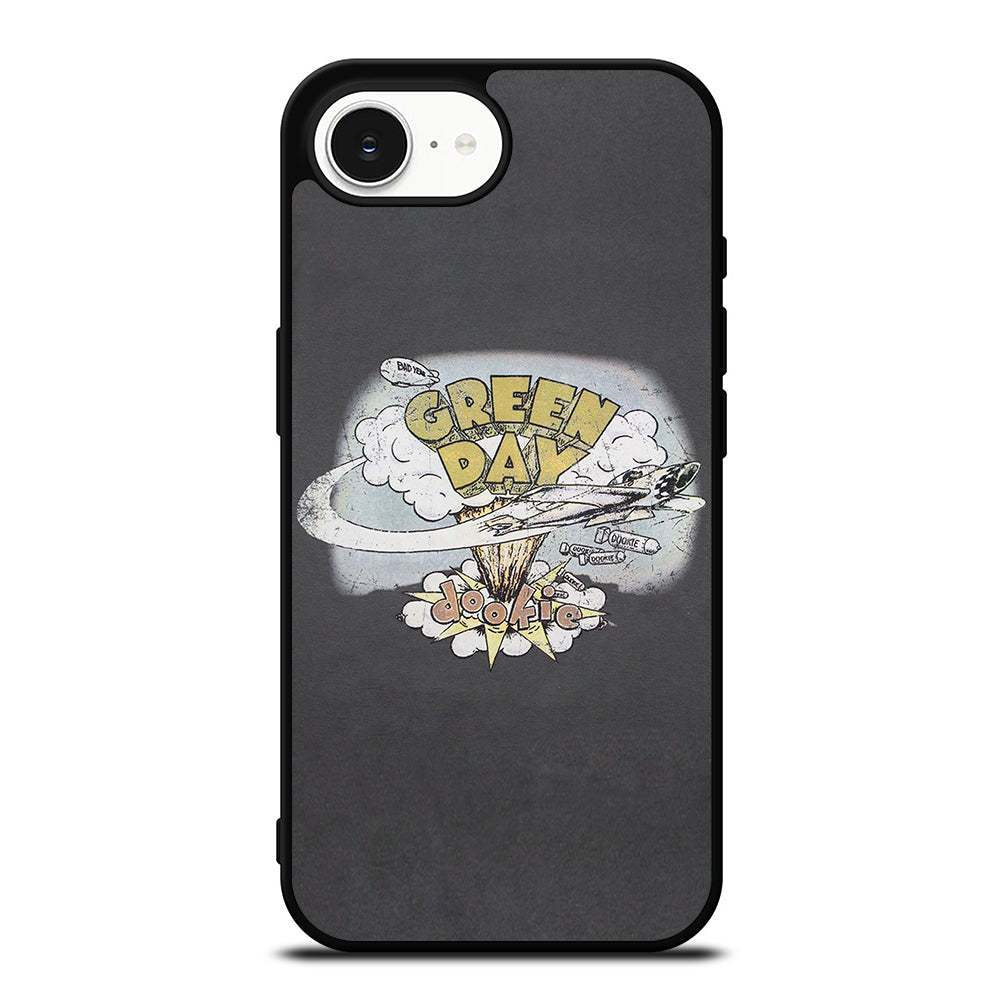 GREEN DAY DOOKIE SMOOKY iPhone 16e case black TPU silicone rubber protective cover by Casedear