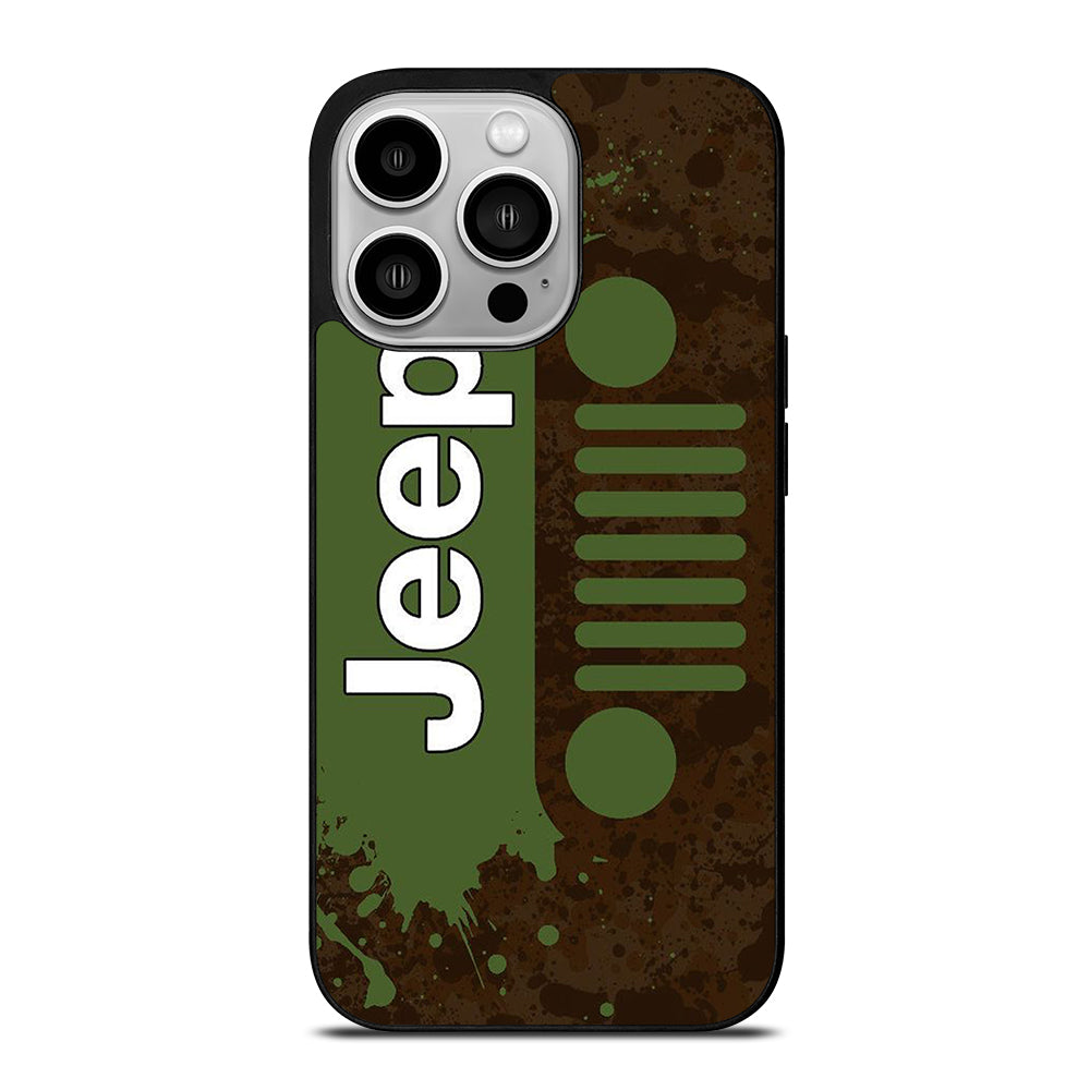 GREEN JEEP WRANGLER iPhone 14 Pro Case